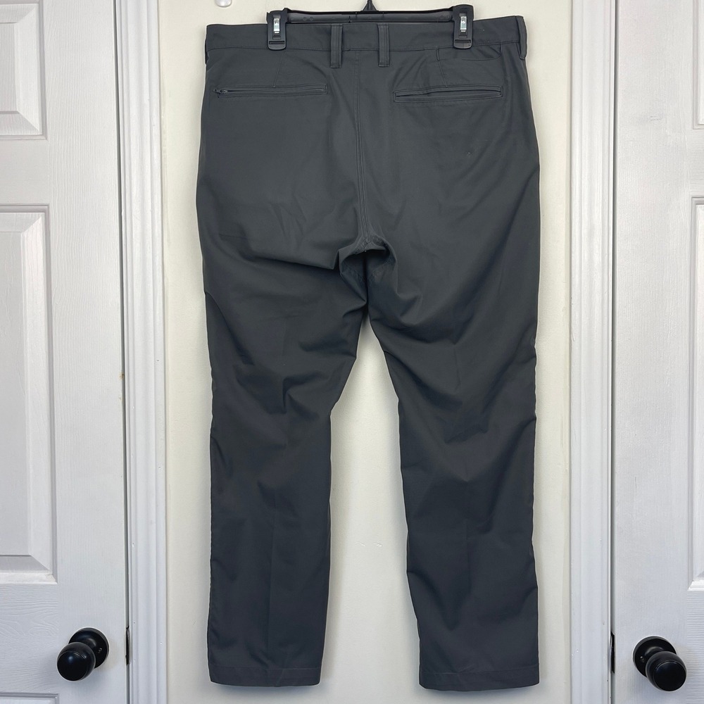 Bluffworks Ascender Chino Pants Mens 36x30 Tailored Charcoal Grey Travel *READ - Picture 4 of 12